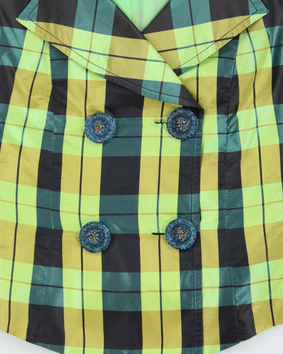 Vintage H&L Iridescent Check Lightweight Jacket - S