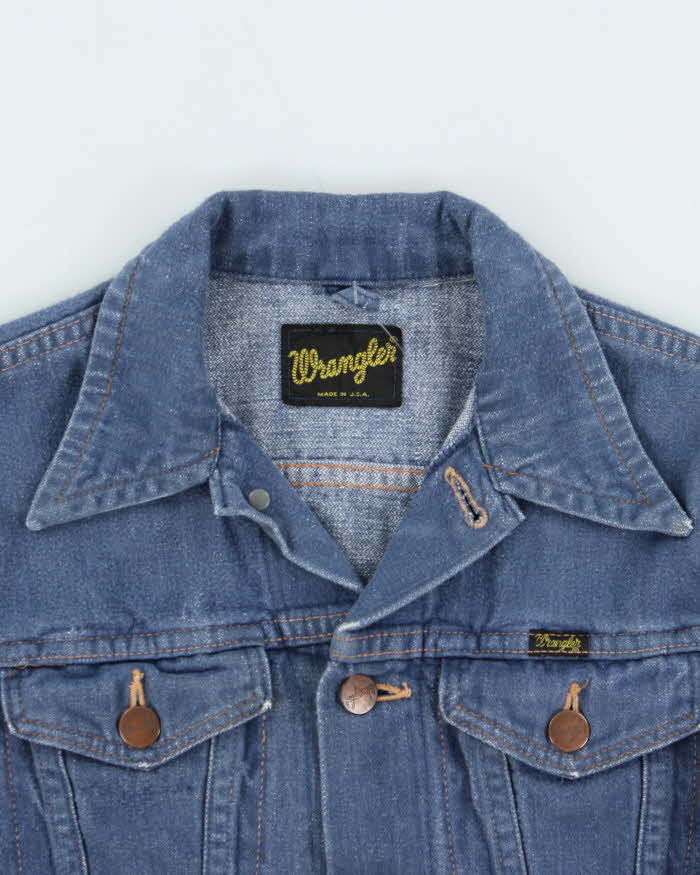 Vintage 70s Wrangler Lightweight Denim Jacket - S