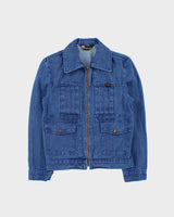 Vintage 80s Wrangler Zip-up Denim Jacket - M