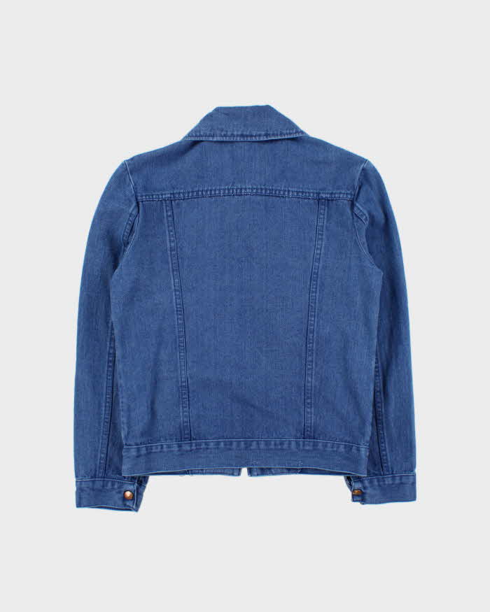 Vintage 80s Wrangler Zip-up Denim Jacket - M