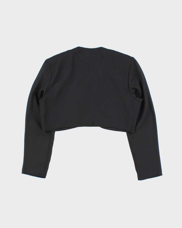 Vintage 1990s Women's Embroidered Bolero Party Jacket - M