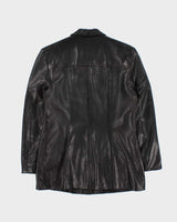 Vintage 1990s Women's Black Danier Leather Jacket - M