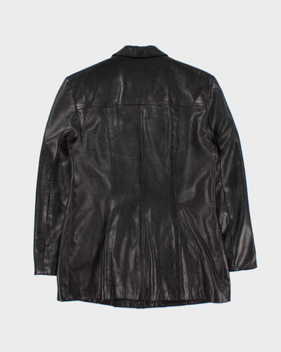 Vintage 1990s Women's Black Danier Leather Jacket - M