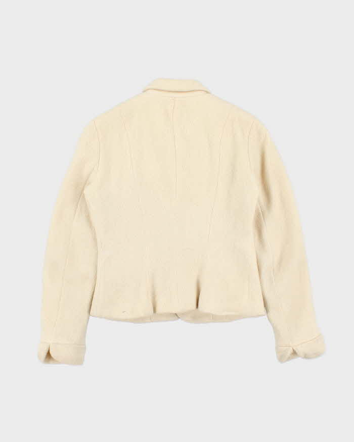 Vintage 1990s Women's Ralph Lauren Purple Label Collection Cashmere Blend Blazer Jacket - XS