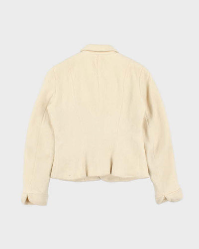 Vintage 1990s Women's Ralph Lauren Purple Label Collection Cashmere Blend Blazer Jacket - XS