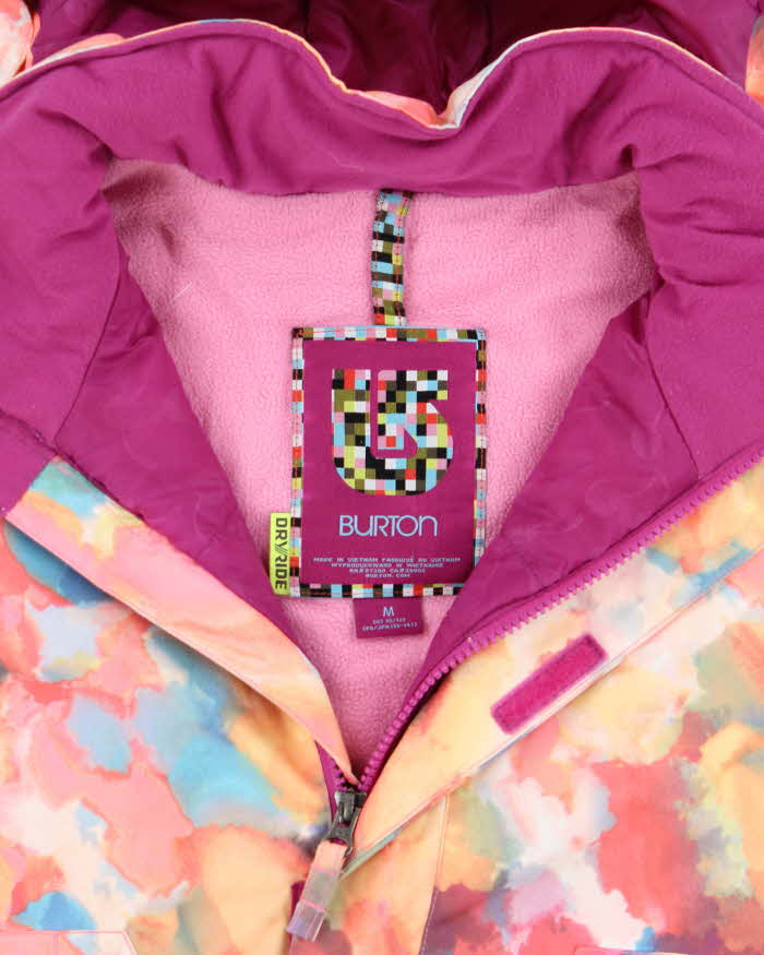 Vintage Women's Multicoloured Burton DryRide Ski Jacket - M