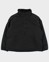 Vintage Black Women's Calvin Klein Fleece Shell Boxy Reversible Jacket - XL