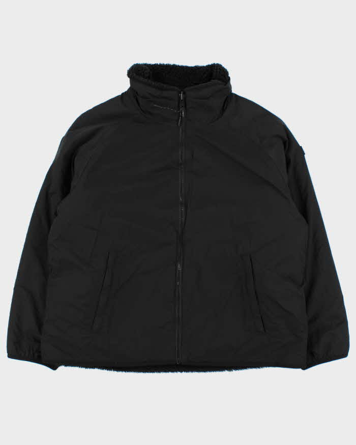 Vintage Black Women's Calvin Klein Fleece Shell Boxy Reversible Jacket - XL