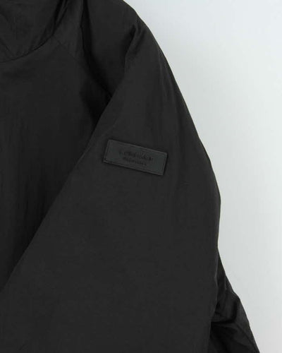 Vintage Black Women's Calvin Klein Fleece Shell Boxy Reversible Jacket - XL