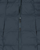 Eddie Bauer Women's Blue Down Filled Long Hooded Puffer Jacket - M