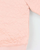 Vintage Women's Baby Pink Guess Quilted Bomber Jacket - XS