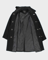 Vintage 00s Women's Black London Fog Weatherproof Hooded Overcoat - XL