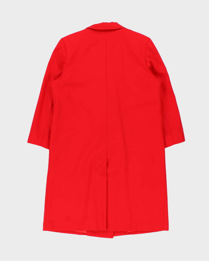 Vintage 1980s Women's London Fog Double Breasted Wool Overcoat - M