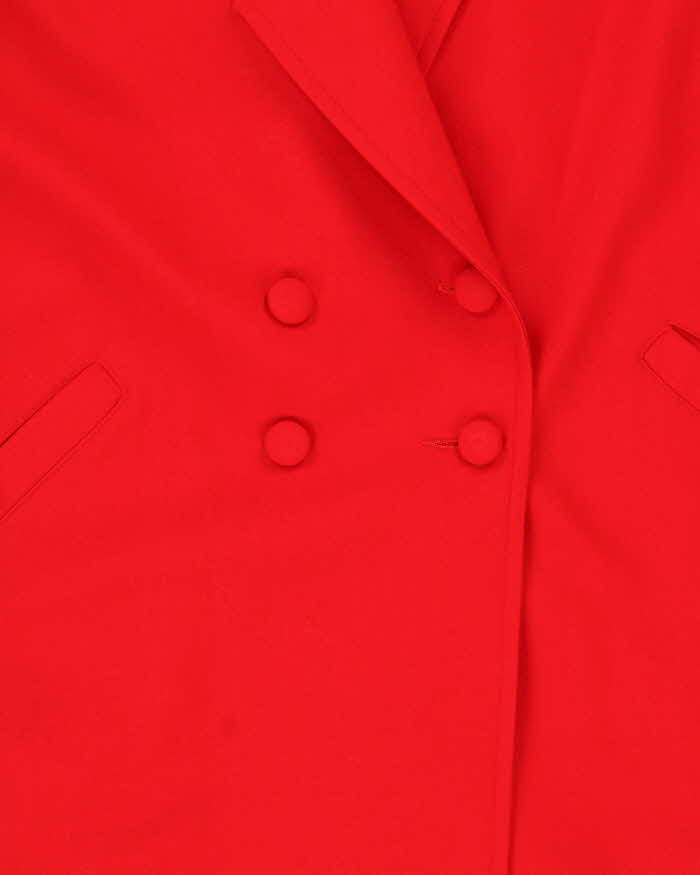 Vintage 1980s Women's London Fog Double Breasted Wool Overcoat - M