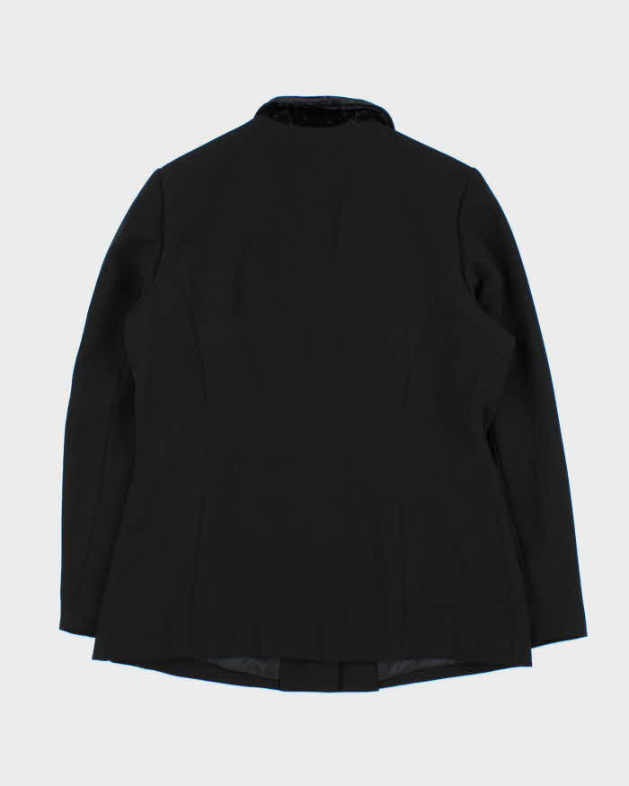 Vintage 1990s Women's Simon Chang Sequined Kiss Lock Pocket Blazer - L