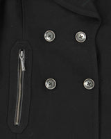Vintage Women's BCBG Maxazria Wool Cashmere Blend Double Breasted Short Coat - M