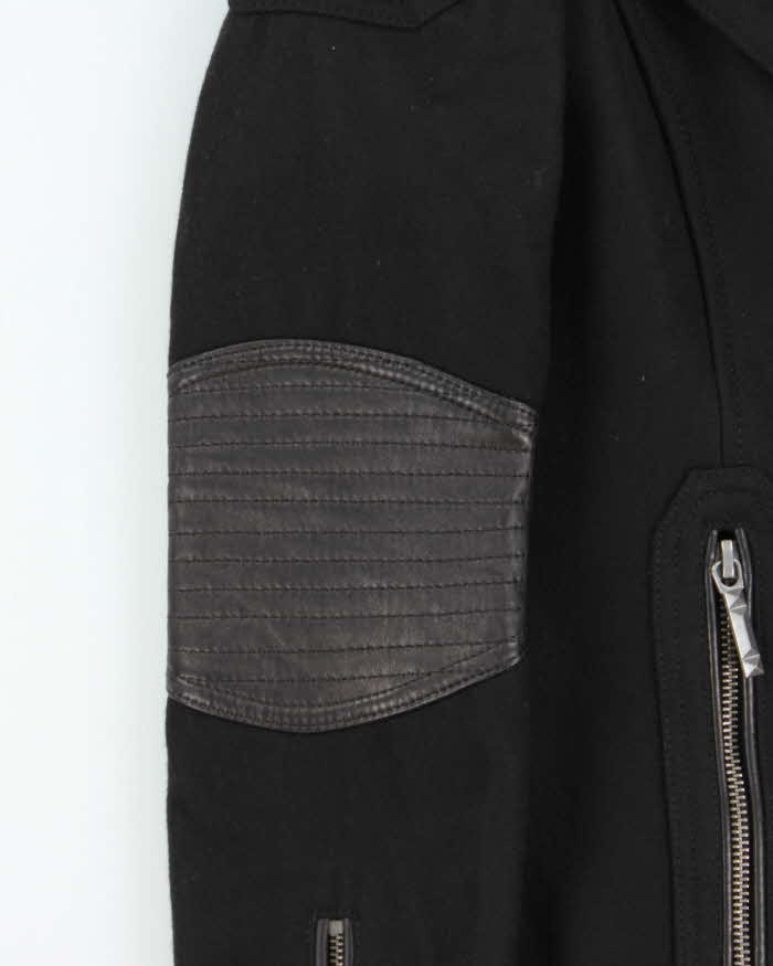 Vintage Women's BCBG Maxazria Wool Cashmere Blend Double Breasted Short Coat - M