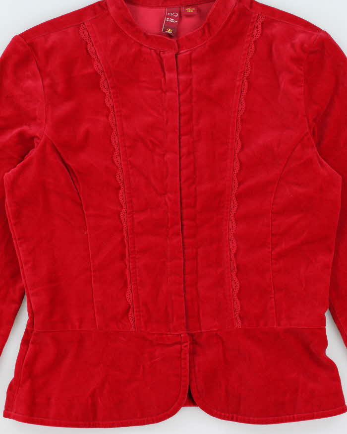 Vintage 00s SO... Velvet Jacket - S