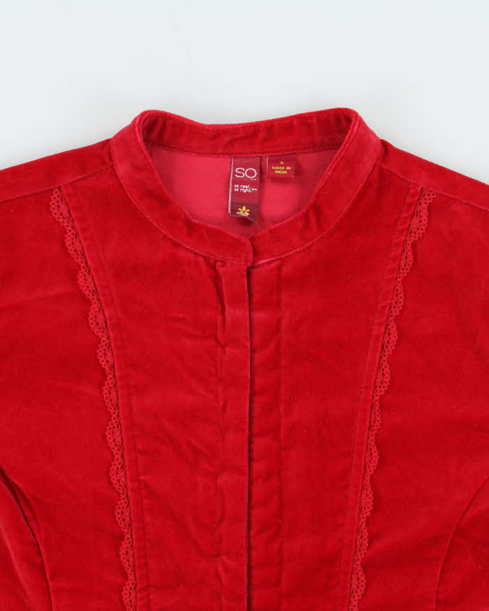 Vintage 00s SO... Velvet Jacket - S