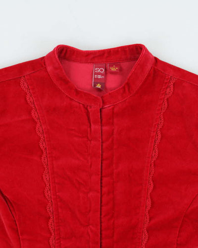 Vintage 00s SO... Velvet Jacket - S