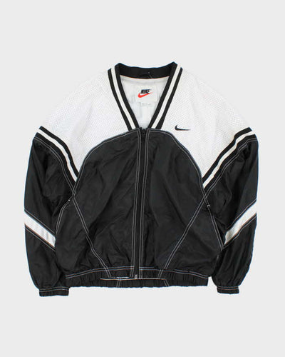 Vintage Women's 1990s Nike Basketball Spell Out Windbreaker Jacket - M