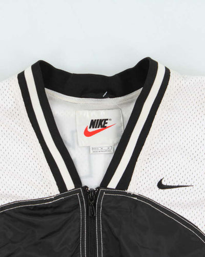 Vintage Women's 1990s Nike Basketball Spell Out Windbreaker Jacket - M
