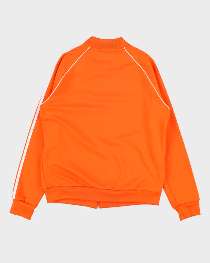 Vintage Women's Adidas Originals Superstar Blaze Orange Track Jacket - L