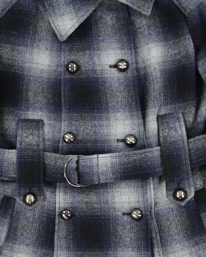 Vintage Y2k 00s Miss Sixty Wool Blend Double Breasted Coat - L