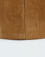 Vintage 90s 00s Le Chateau Suede Long Coat - S