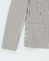 Vintage 00s Lauren Ralph Lauren Pinstriped Chain Crest Casual Blazer - M
