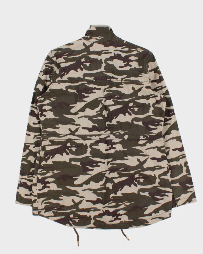 Vintage Women's True Religion Camouflage Military Cotton Chore Jacket - M
