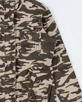 Vintage Women's True Religion Camouflage Military Cotton Chore Jacket - M