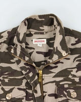 Vintage Women's True Religion Camouflage Military Cotton Chore Jacket - M
