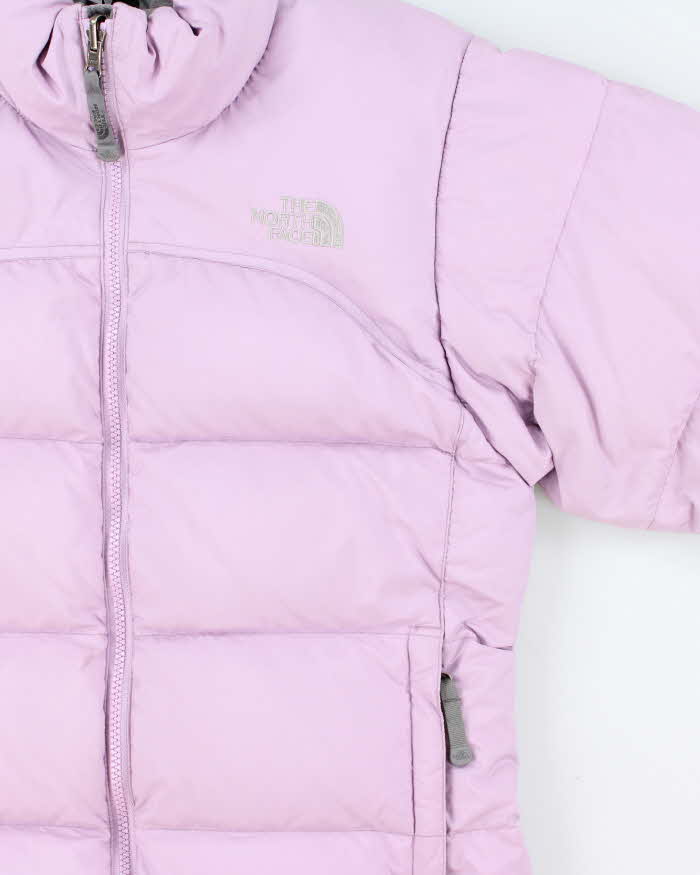 Vintage Y2K 00s Lilac Women's The North Face 700 Nupste 96 Retro Puffer Jacket - S