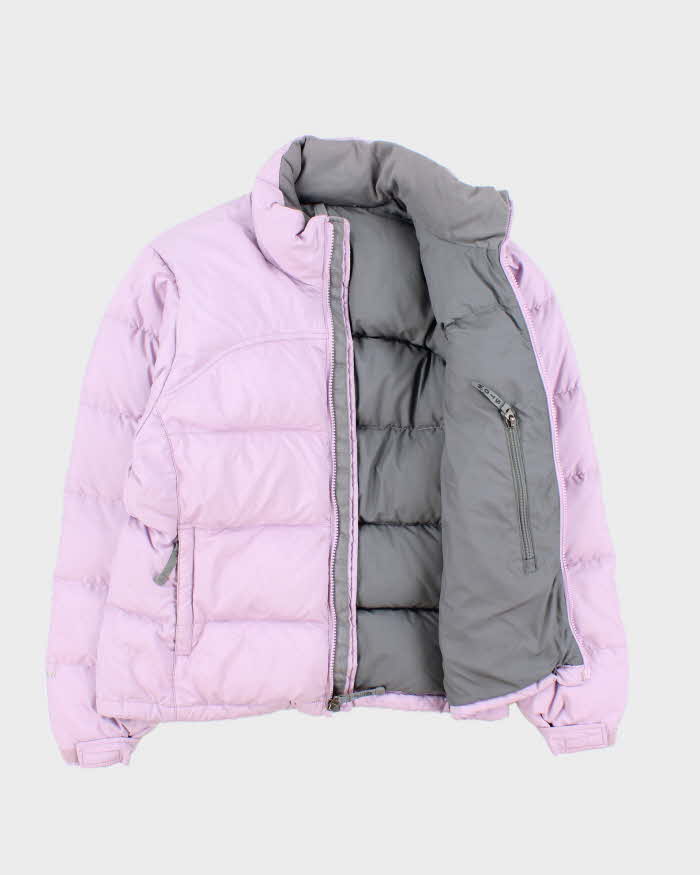 Vintage Y2K 00s Lilac Women's The North Face 700 Nupste 96 Retro Puffer Jacket - S