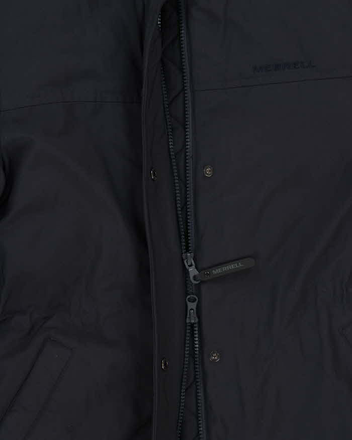 Vintage Women's Merrell Navy Goose Down Puffer Parka Jacket - L