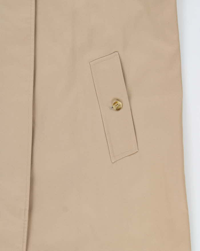 Vintage 1980s Women's Burberry Nova Check Lined Classic Oversized Mac - L