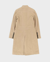 Vintage Y2K 00s Burberry Cashmere Wool Blend Long Overcoat - XS