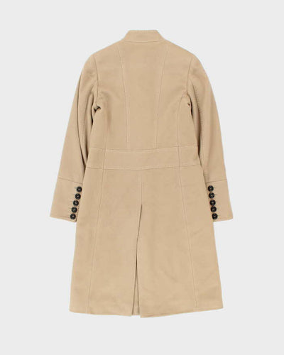 Vintage Y2K 00s Burberry Cashmere Wool Blend Long Overcoat - XS