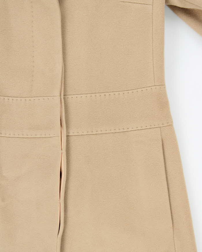 Vintage Y2K 00s Burberry Cashmere Wool Blend Long Overcoat - XS