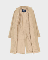 Vintage Y2K 00s Burberry Cashmere Wool Blend Long Overcoat - XS