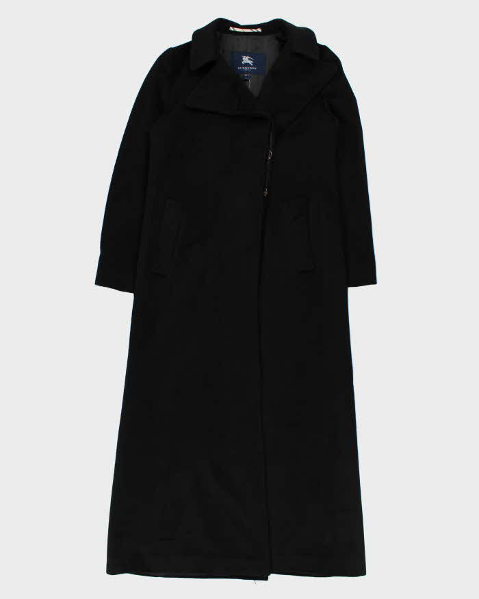 Vintage Y2K 00s Women's Burberry Cashmere Wool Blend Long Overcoat - XS