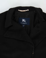 Vintage Y2K 00s Women's Burberry Cashmere Wool Blend Long Overcoat - XS