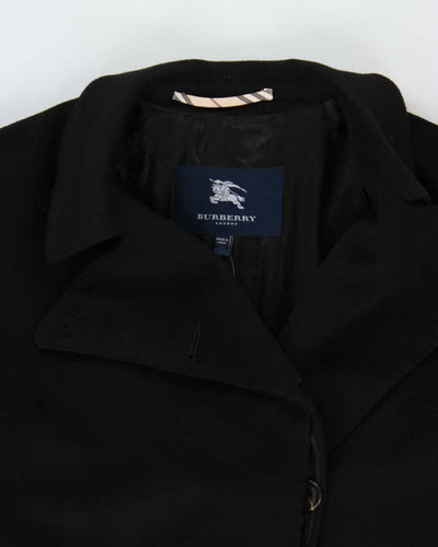 Vintage Y2K 00s Women's Burberry Cashmere Wool Blend Long Overcoat - XS