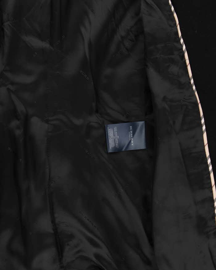 Vintage Y2K 00s Women's Burberry Cashmere Wool Blend Long Overcoat - XS