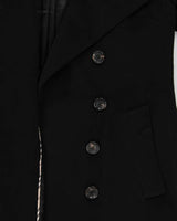 Vintage Y2K 00s Women's Burberry Cashmere Wool Blend Long Overcoat - XS
