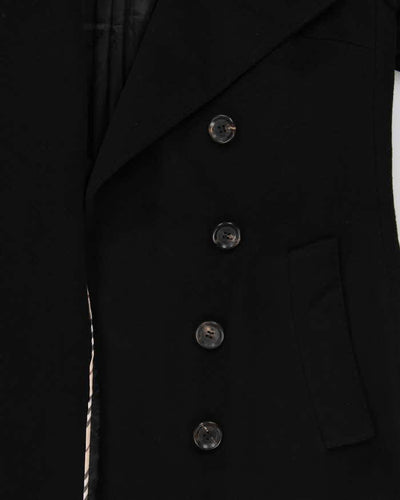 Vintage Y2K 00s Women's Burberry Cashmere Wool Blend Long Overcoat - XS