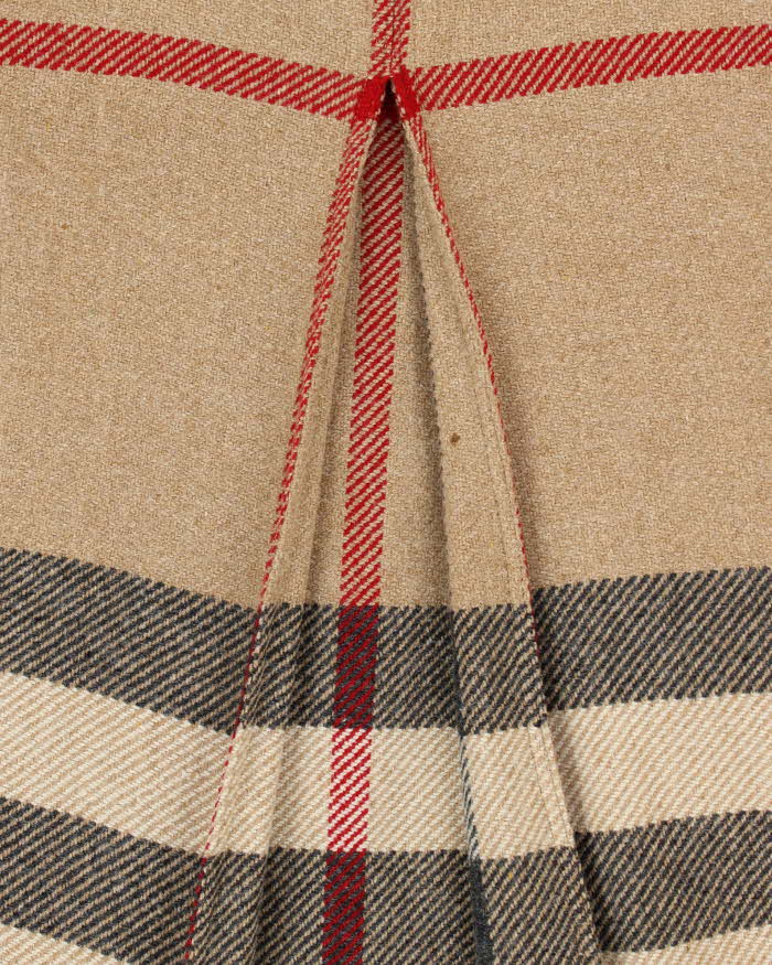 Vintage Y2K 00s Women's Burberry Nova Check Oversized Feature Wool Overcoat - XS