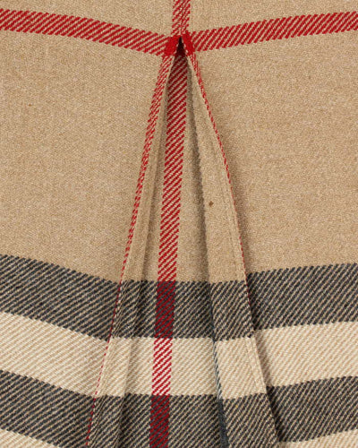 Vintage Y2K 00s Women's Burberry Nova Check Oversized Feature Wool Overcoat - XS