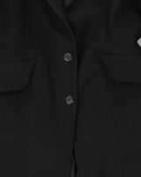 Vintage Jil Sander Women's Wool Single Breasted Long Overcoat - S